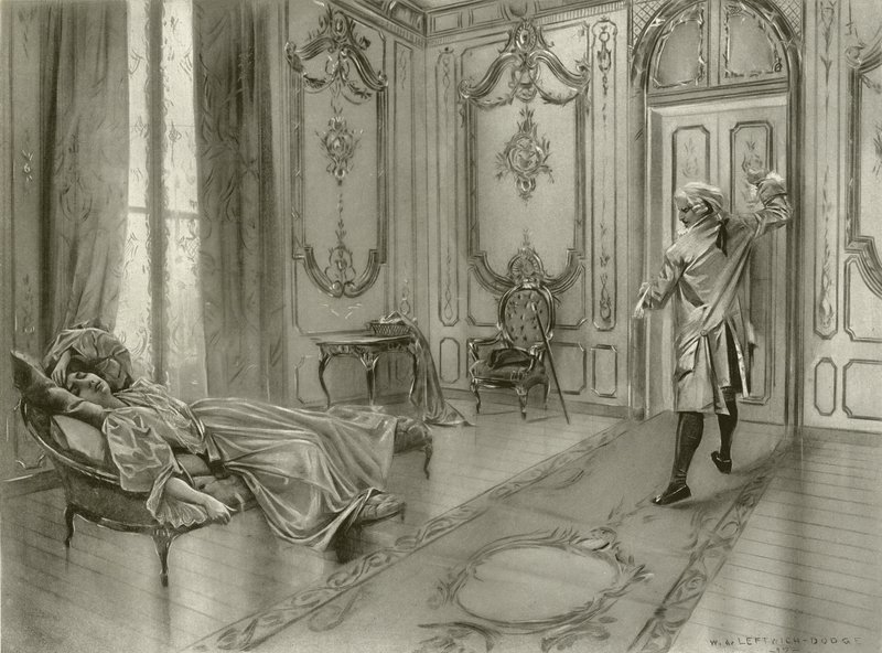 O casamento de Figaro, ato I cena ix (gravura) de William de Leftwich Dodge