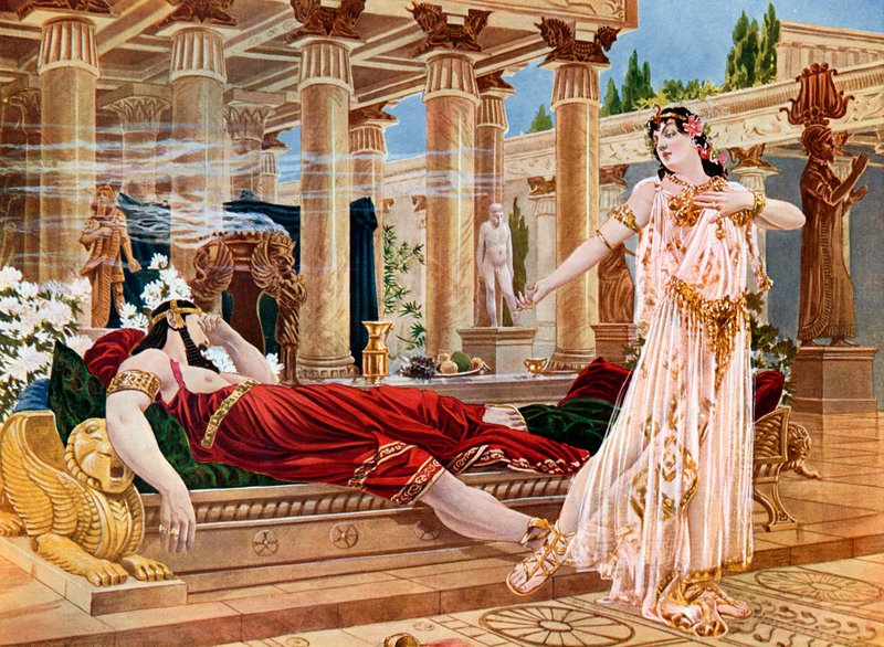 A Rainha de Sabá, cena do Ato IV x de William de Leftwich Dodge
