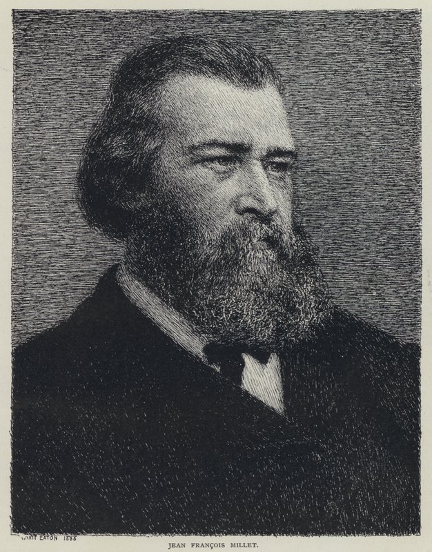 Jean Francois Millet, pintor francês (litho) de Wyatt Eaton