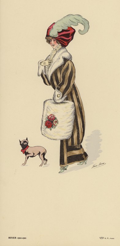 Inverno 1910-1911 modas de Xavier Sager