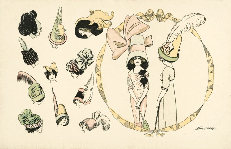 Moda chapéu feminino (cor litho) de Xavier Sager