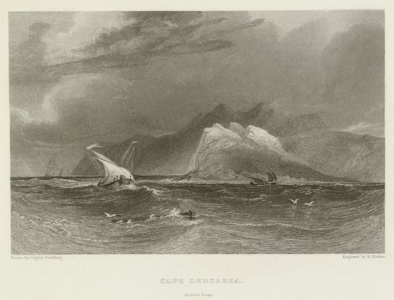 Cabo Leucadia, Lovers Leap de after A.V. Copley Fielding
