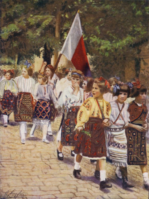 Dia da Independência em Bucareste de after A. Langfier