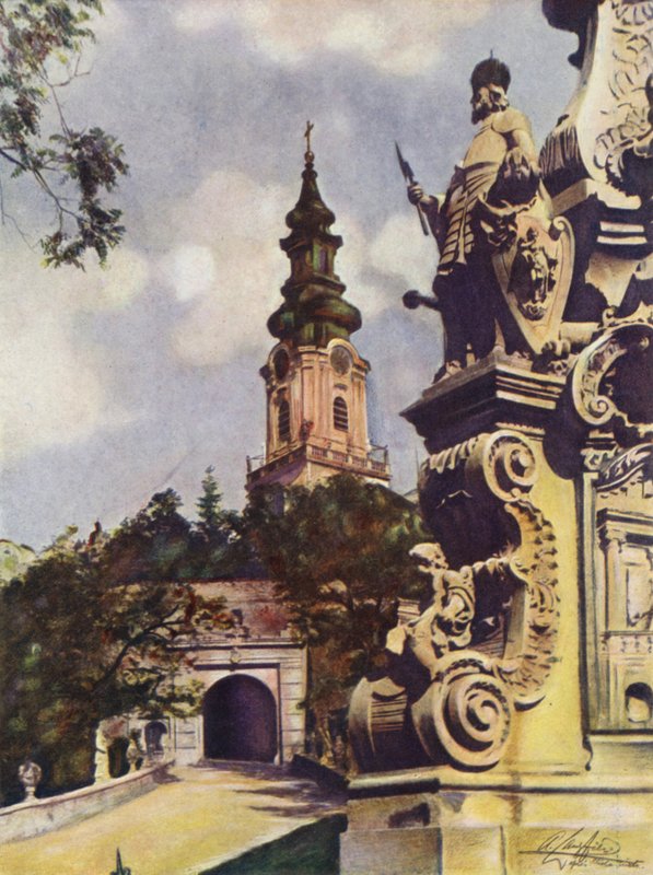 Nyitra Cathedral, Checoslováquia de after A. Langfier