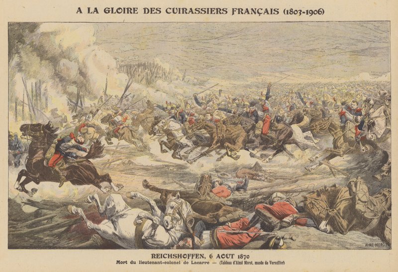 Para a glória dos couraceiros franceses (1803-1906) de after Aime Nicolas Morot