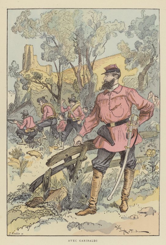 Com Garibaldi de after Albert Robida