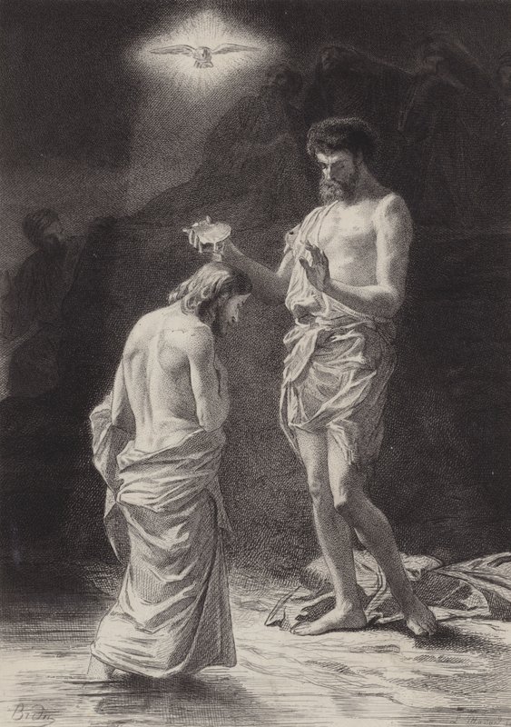 Batismo de Cristo de after Albert Robida