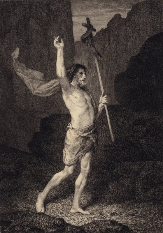 São João no Deserto de after Albert Robida