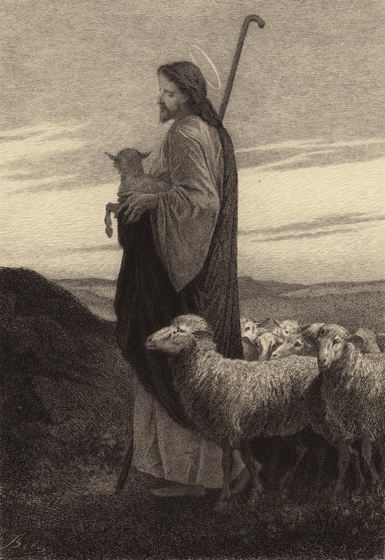 O bom Pastor de after Albert Robida