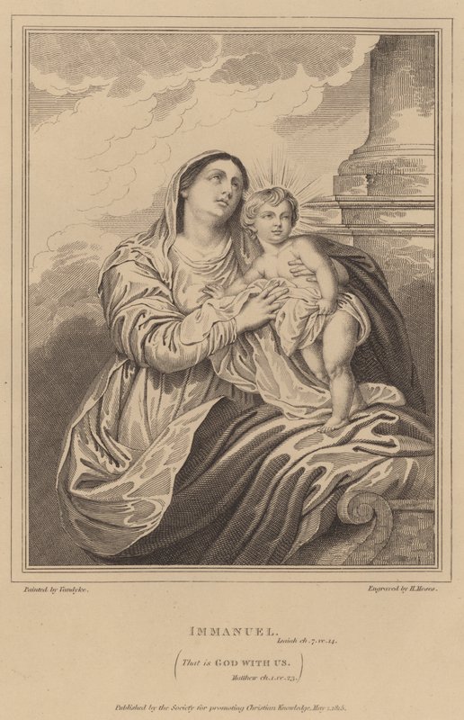 Emanuel, Isaías, que é Deus conosco, Mateus de after Anthony van Dyck