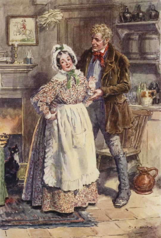 Ilustração para Martin Chuzzlewit de after Charles Edmund Brock