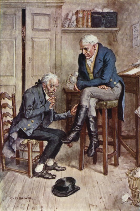 Ilustração para Nicholas Nickleby de after Charles Edmund Brock