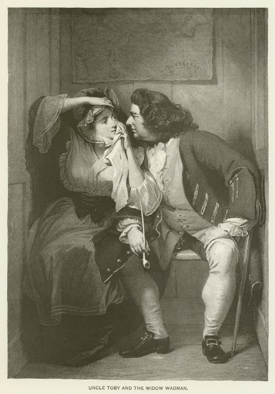 Tio Toby e a viúva Wadman de after Charles Robert Leslie