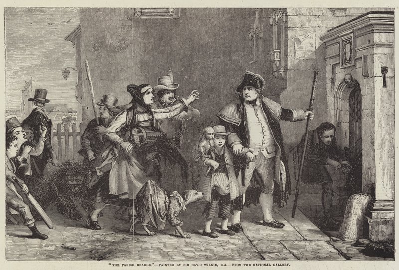 O Beadle Paroquial de after David Wilkie