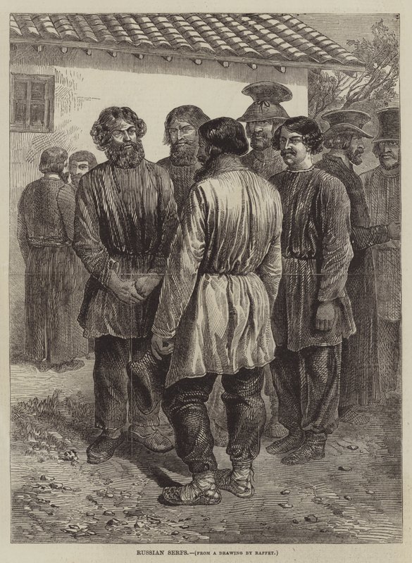 Servos russos de after Denis Auguste Marie Raffet
