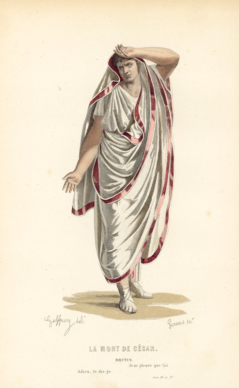 A Morte De Cesar, Brutus de after Edmond A.F. Geffroy