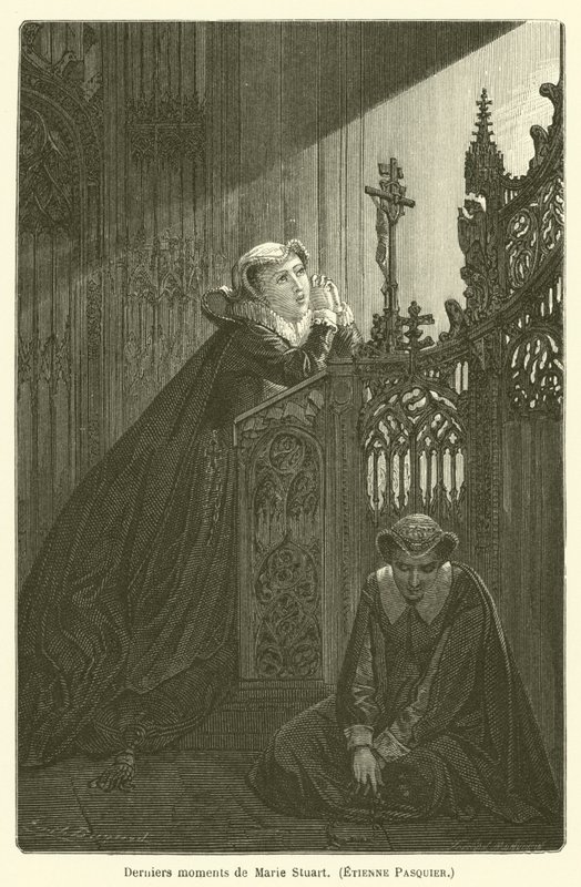 Últimos momentos de Marie Stuart, Etienne Pasquier de after Emile Antoine Bayard
