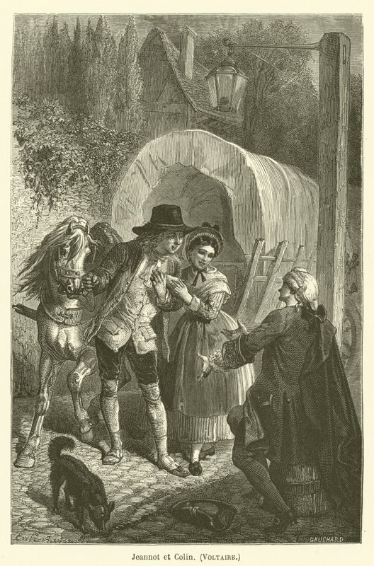 Jeannot e Colin, Voltaire de after Emile Antoine Bayard