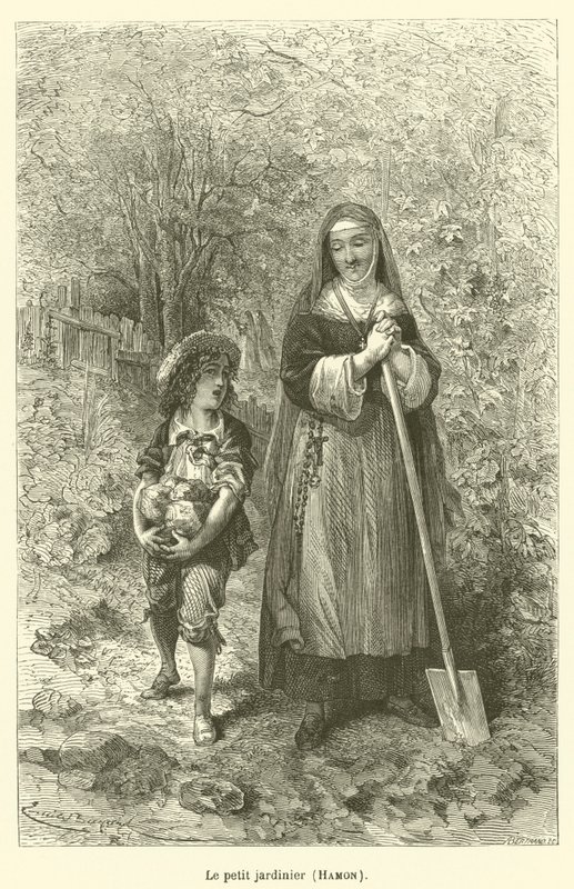 O pequeno jardineiro, Hamon de after Emile Antoine Bayard