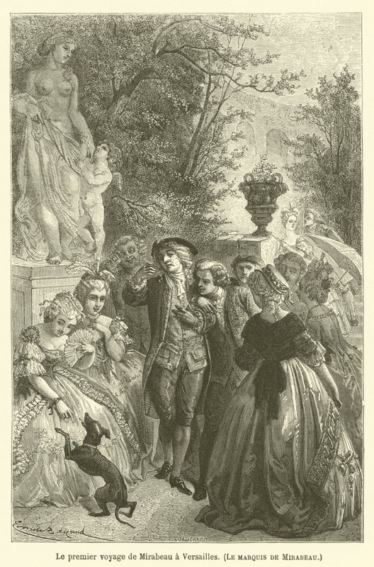 Primeira viagem de Mirabeau a Versalhes, O Marquês de Mirabeau de after Emile Antoine Bayard