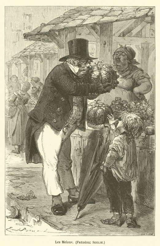 Os melões, Frederic Soulie de after Emile Antoine Bayard