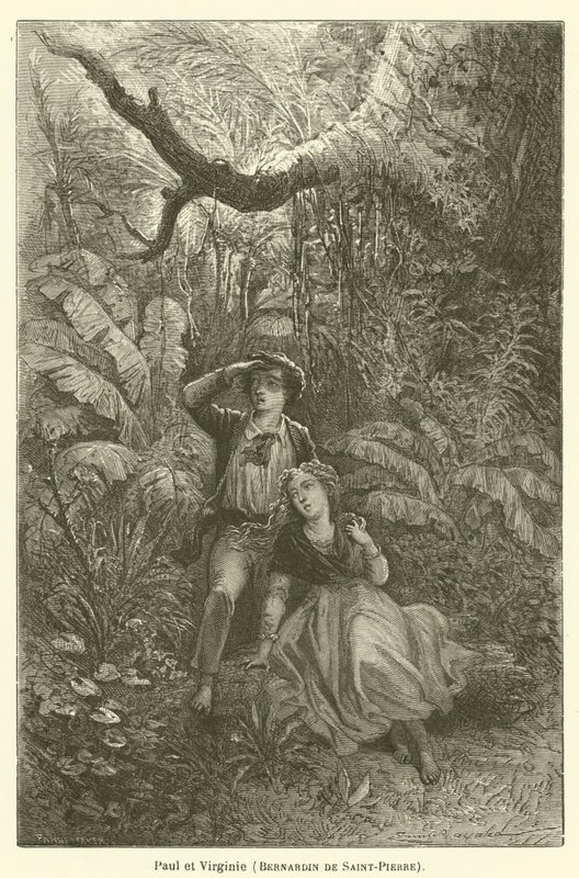 Paul e Virginie, Bernardin de Saint-Pierre de after Emile Antoine Bayard