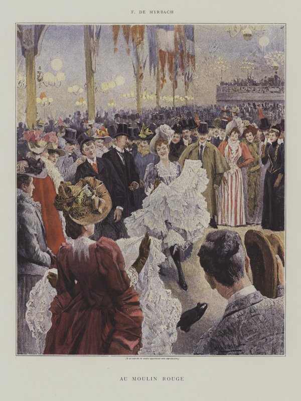 No Moulin Rouge de after Felicien baron de Myrbach Rheinfeld
