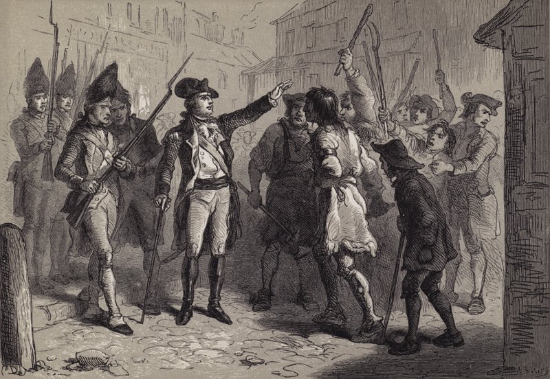 Governador Tryon e os reguladores de after Felix Octavius Carr Darley