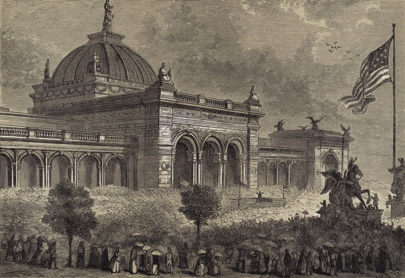 Abertura da Exposição do Centenário, 10 de maio de 1876 de after Felix Octavius Carr Darley