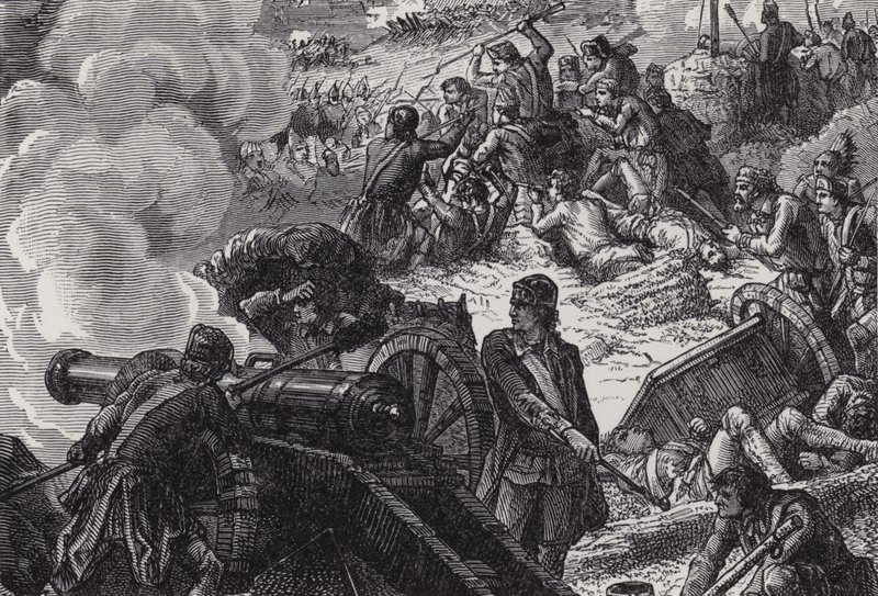 A Batalha de Bunker Hill de after Felix Octavius Carr Darley