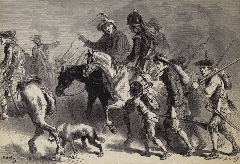 Revolta da Nova Inglaterra Yeomanry de after Felix Octavius Carr Darley