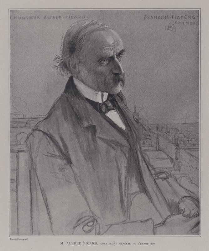 Alfred Picard, Comissário Geral da Exposição Universal de 1900, Paris de after Francois Flameng
