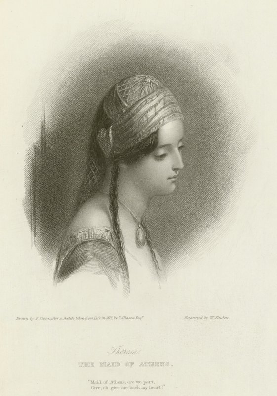 Theresa, a empregada doméstica de Atenas de after Frank Stone