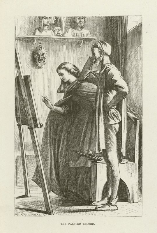 Ilustração para Romola por George Eliot de after Frederic Leighton