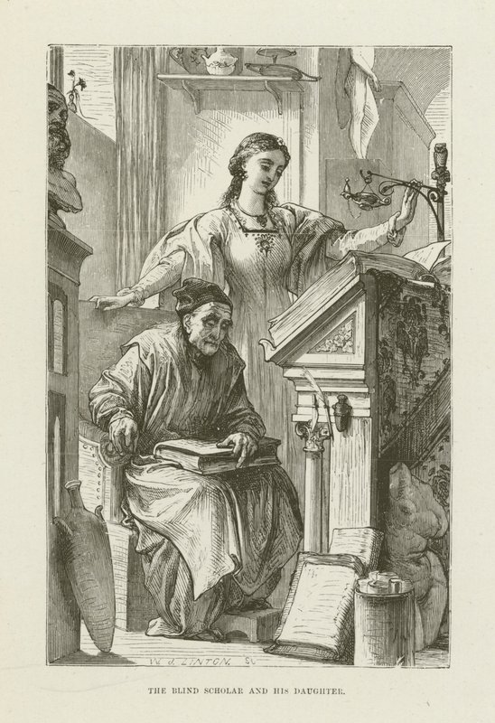 Ilustração para Romola por George Eliot de after Frederic Leighton