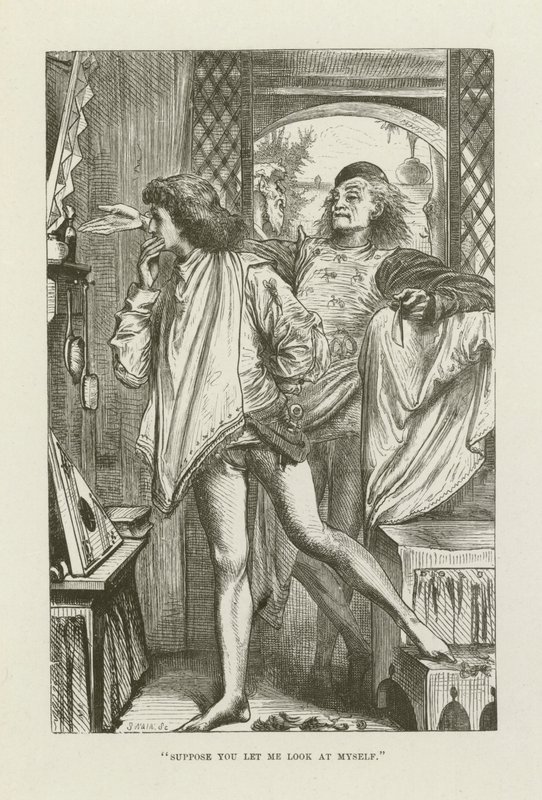 Ilustração para Romola por George Eliot de after Frederic Leighton