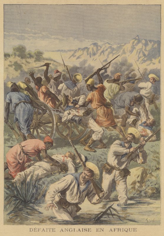 Uma derrota britânica na África de after Frederic Theodore Lix
