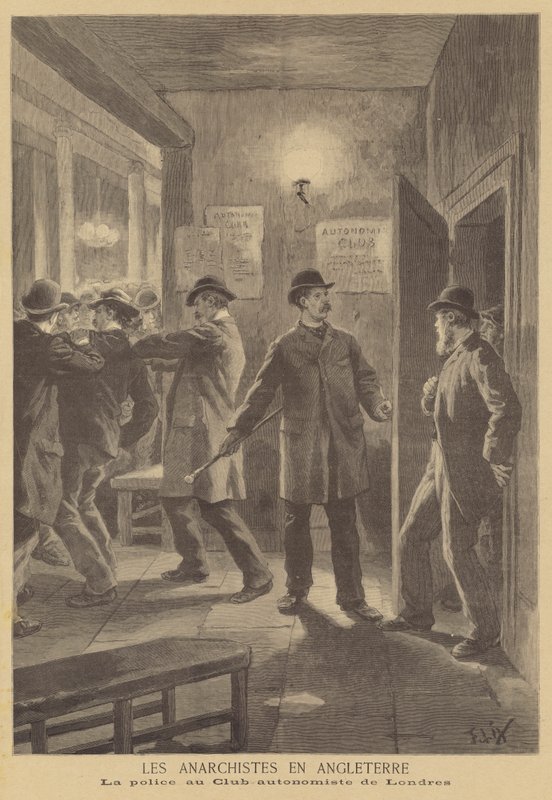 Anarquistas na Inglaterra de after Frederic Theodore Lix