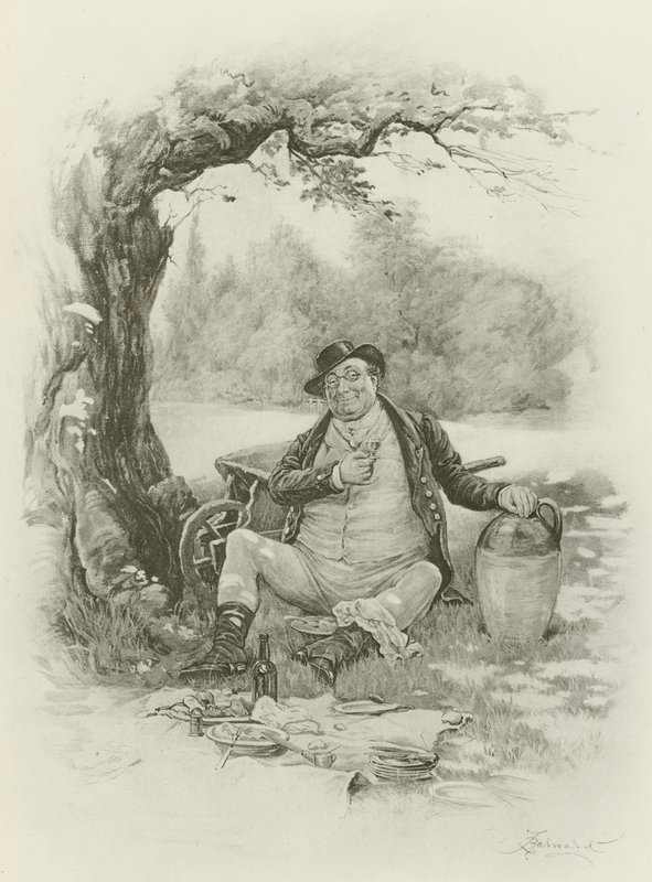 Sr. Pickwick de after Frederick Barnard
