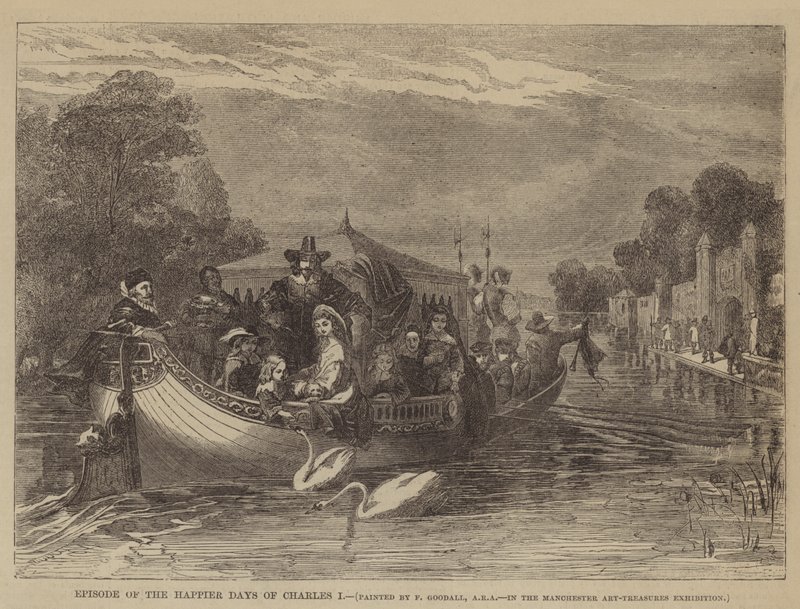 Episódio dos Dias Felizes de Charles I de after Frederick Goodall