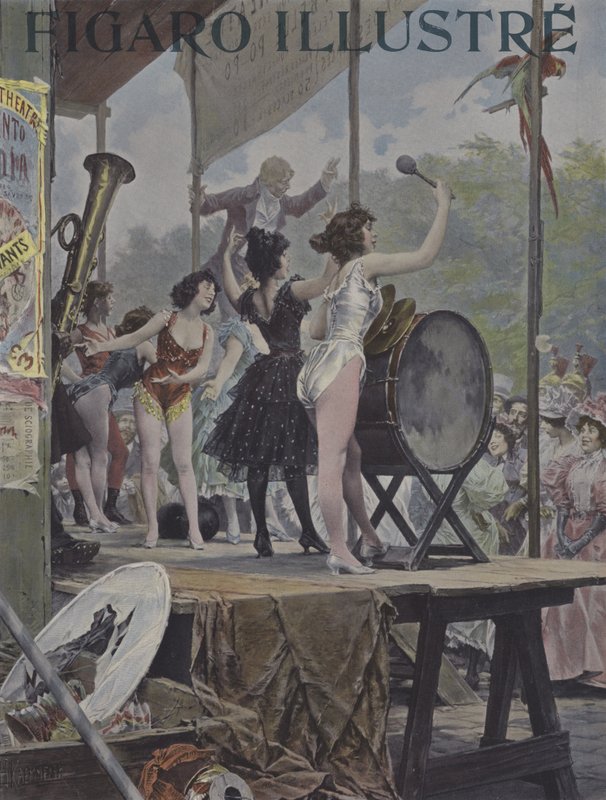 O desfile. Capa do Ilustre Figaro, novembro de 1897 de after Frederik Hendrik Kaemmerer