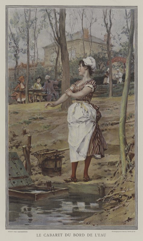 O cabaré à beira-mar de after Frederik Hendrik Kaemmerer