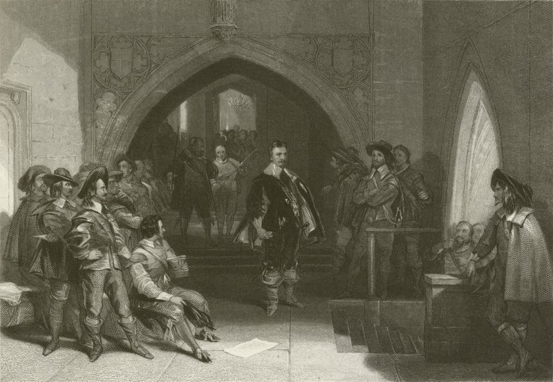 Detenção de Strafford de after George Cattermole