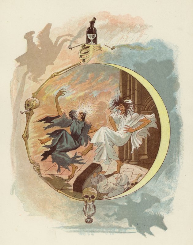 Ilustração para Tam OShanter por Robert Burns de after George Cruikshank