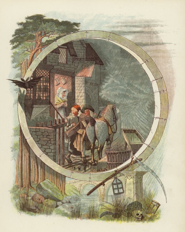 Ilustração para Tam OShanter por Robert Burns de after George Cruikshank