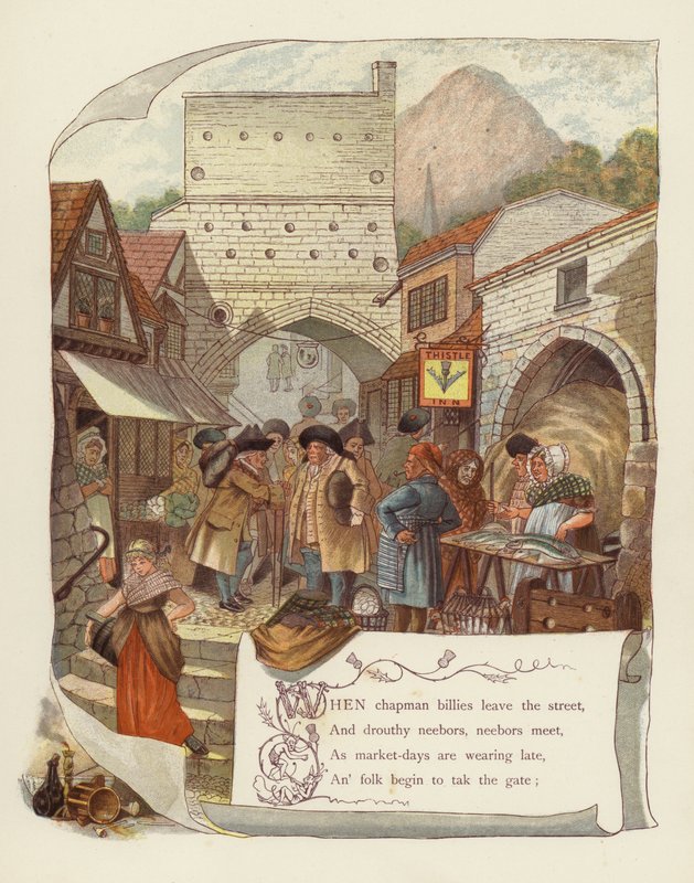 Ilustração para Tam OShanter por Robert Burns de after George Cruikshank