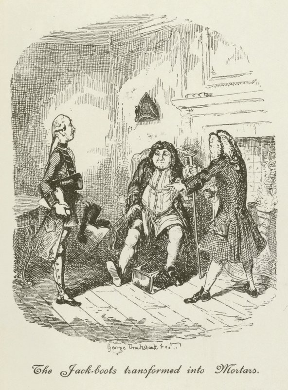 Ilustração para Tristram Shandy de after George Cruikshank