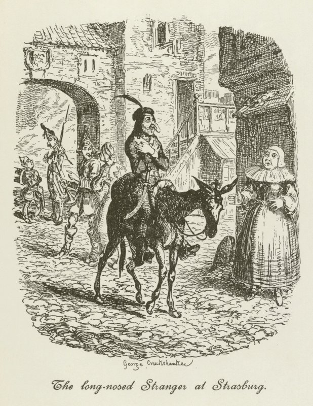 Ilustração para Tristram Shandy de after George Cruikshank