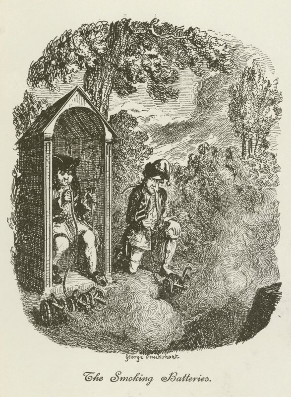Ilustração para Tristram Shandy de after George Cruikshank