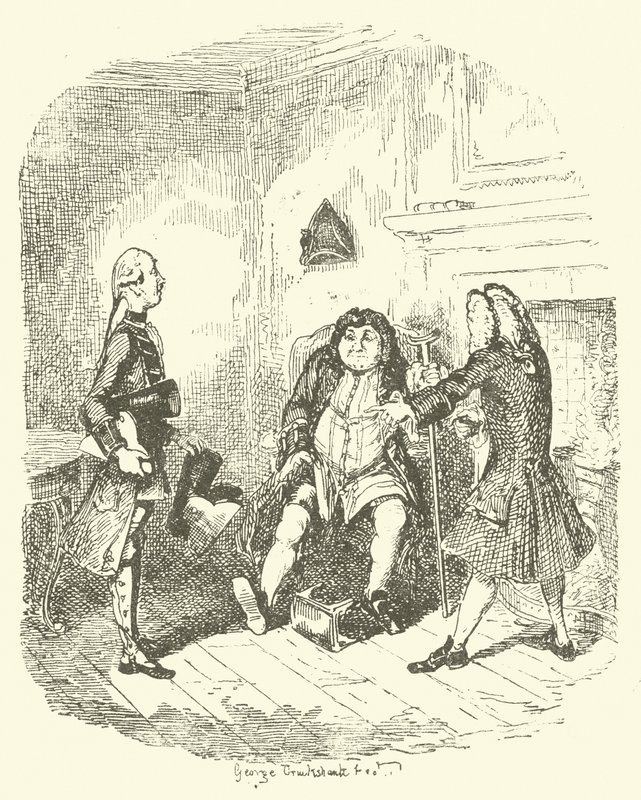 Ilustração para Tristram Shandy de after George Cruikshank